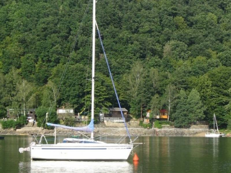 Vranovská přehrada - plachetnice, jachting