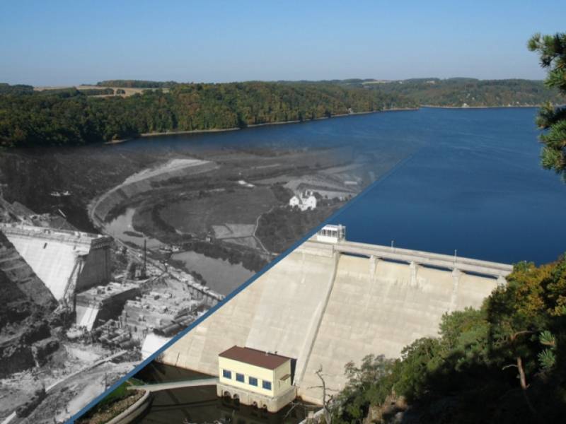 Vranovská přehrada včera a dnes