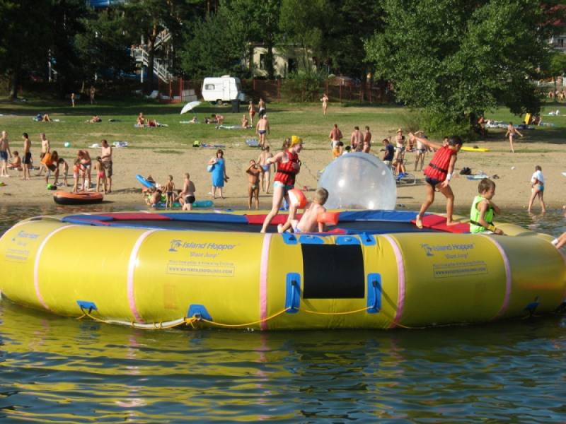 koupání na Vranovské přehradě